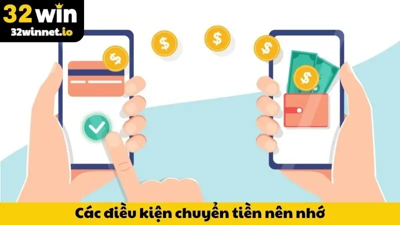 Rút Tiền Các điều kiện chuyển tiền nên nhớ