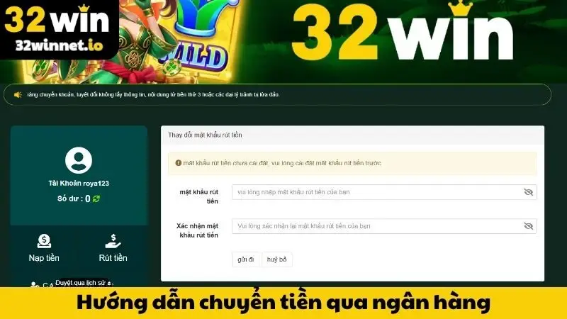 Rút Tiền Hướng dẫn chuyển tiền qua ngân hàng